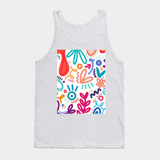 shapes and colors Tank Top by AS.PAINTINGS